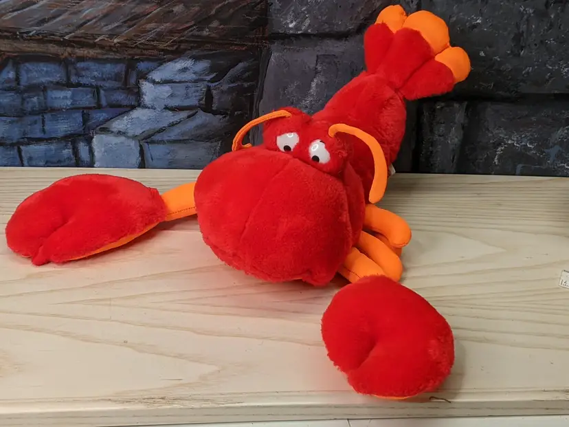 Lobster Plush Classic Toy 16" Red Stuffed Animal VTG Plush Sea Life 1998 Gift Funny  Comical  90s Childhood