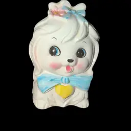 Vintage Japan Precious Pooch Napkin Holder