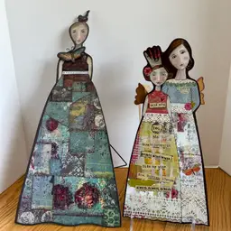 Kelly Rae Roberts’ Art Pieces Stand Up Or Hang Up Original Pieces Cottagecore