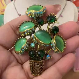 Contemporary Plant Brooch