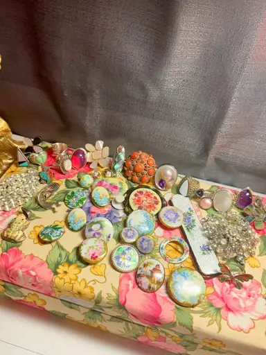 Jewelry Show! Sterling, Micromosaics Etc 