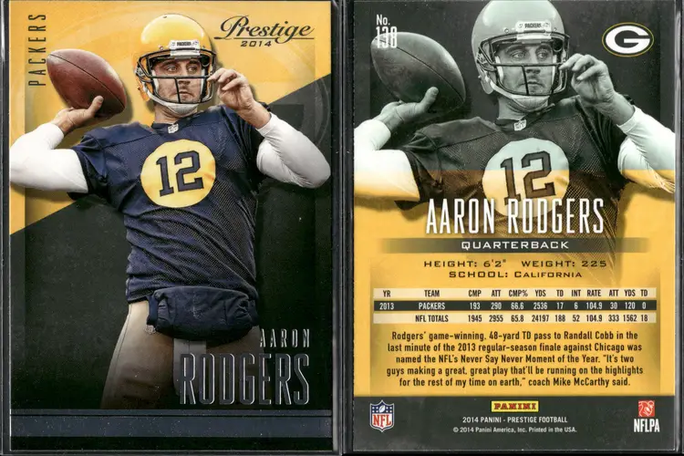 Aaron Rodgers 10 Card Lot Mosaic Prizm Contenders Prestige Packers NFL C3072