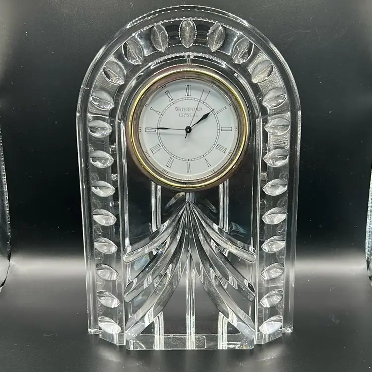 Beautiful Waterford Crystal Overture Clock