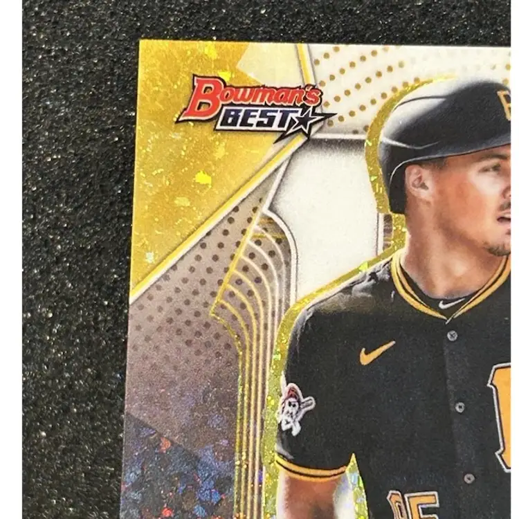 2025 Bowman’s Best Konnor Griffin Gold Mini Diamond 50/50 Auto Pirates Bookend