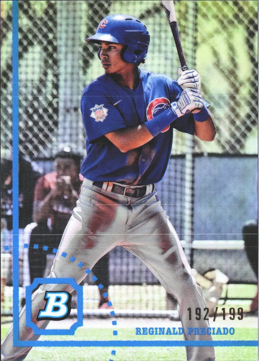 Reginald Preciado - 2022 Bowman Heritage Chrome Prospects Refractor #BHPC-77 - 192/199
