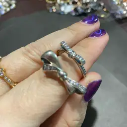 CHOICE Pandora Bow Rings 8.5 Sterling