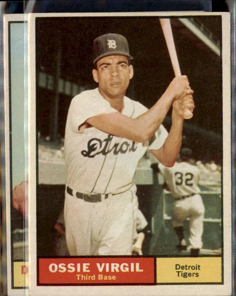 1961 Topps #67 Ossie Virgil - ( ) - Detroit Tigers