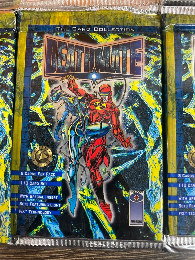 Deathmate Trading Cards, Upper Deck 1993, Lot of 13 New/Sealed Packs