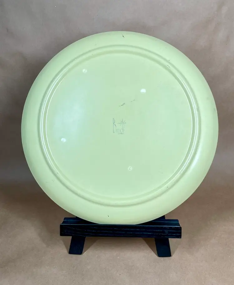 Brock Ware (CA) South Pacific Large Serving Platter Dish Mango Leaf Design