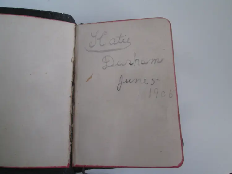 Antique 1905 Pocket New Testament Signed with bonus papers