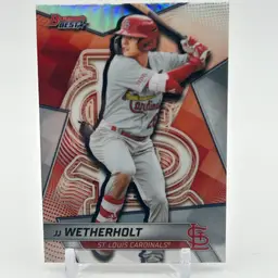 JJ Wetherholt 2025 Bowman’s Best Refractor St. Louis Cardinals