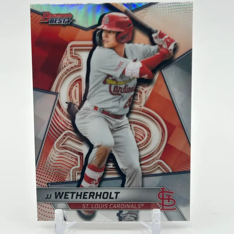 JJ Wetherholt 2025 Bowman’s Best Refractor St. Louis Cardinals