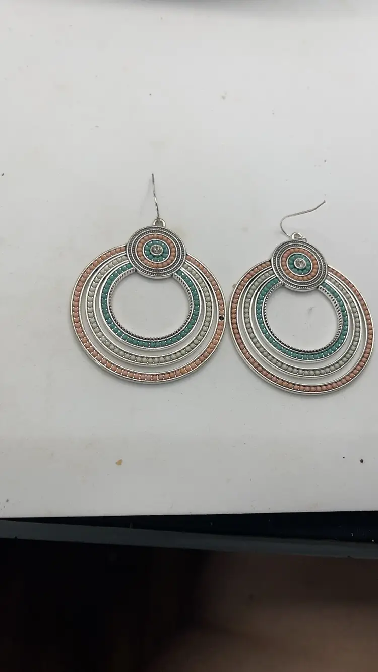 Premier Design Sorbet Dangle Earrings 2 Inches Wide