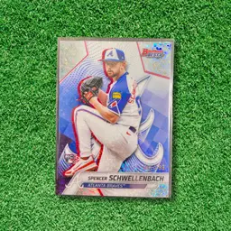 Spencer Swellenbach (Atlanta Braves) 2025 Bowman’s Best Rookie Mini Diamond Refractor /299
