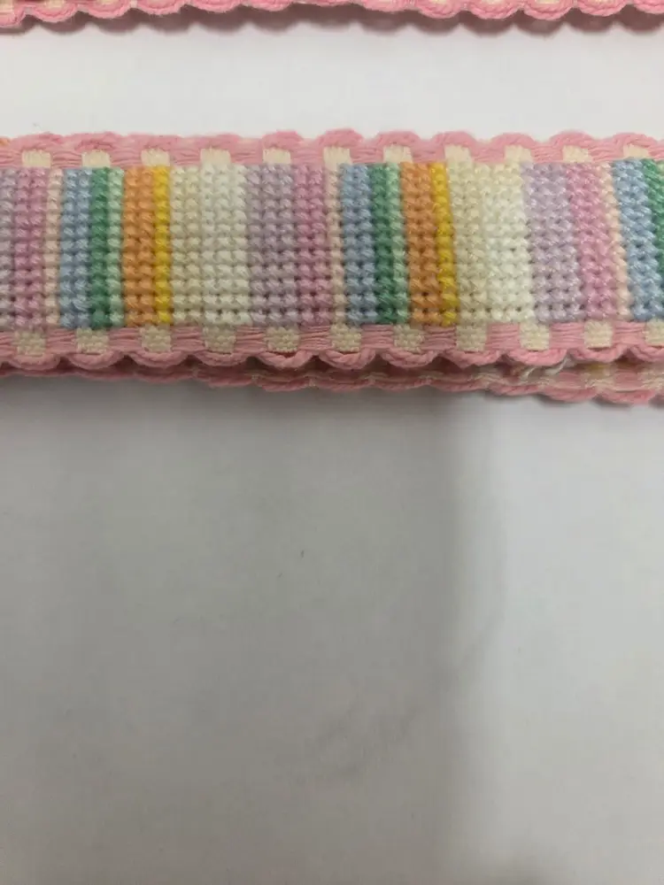 Lot of Cross-stitched Sewing and Craft Themed Ribband to Add To Your Projects