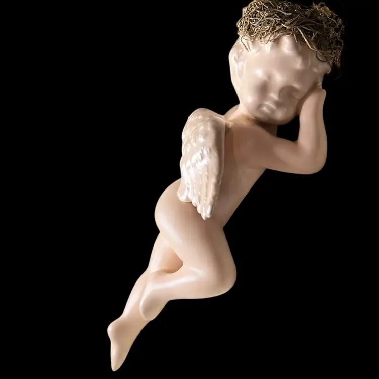 Angel Ceramic Shelf Sitter: 10”x3”x5.5”