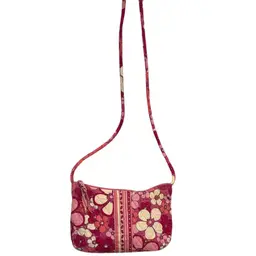 13. Vintage Vera Bradley Rare Petite Crossbody (Petal Power Pink ‘02) 8.75”x6.25”