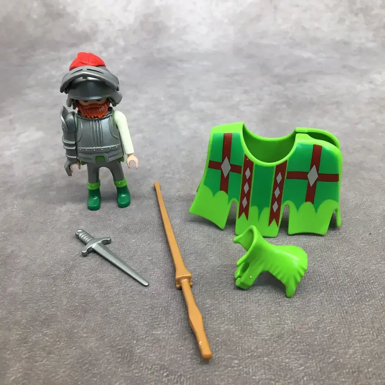 Playmobil Jousting Knight & Horse Blanket Replacement Parts for 3287- Incomplete