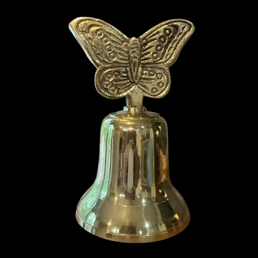 Brass Butterfly Bell