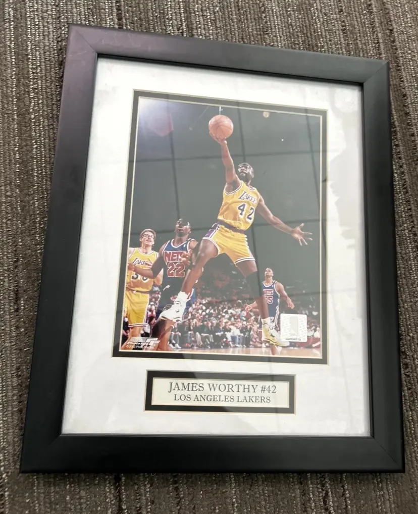 James Worthy Los Angeles Lakers Picture Frame # 42