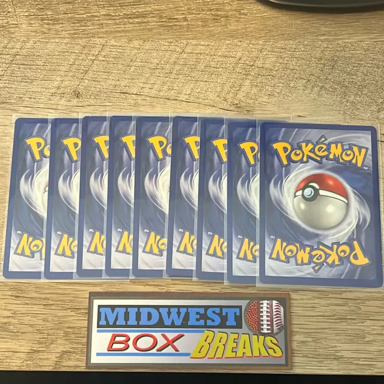 Pokémon Grass Energy 9 Card Lot!! 1999 Base Set #99/102