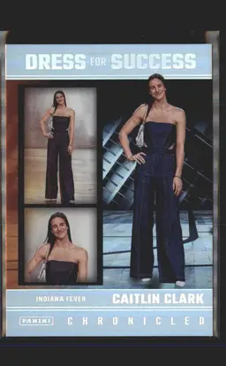 2025 Panini Caitlin Clark Chronicled #66 Caitlin Clark Holo - (137) - Indiana Fever