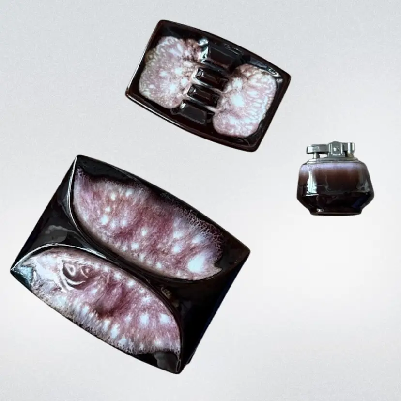 3 Piece Vintage Smoke Set Made In Japan