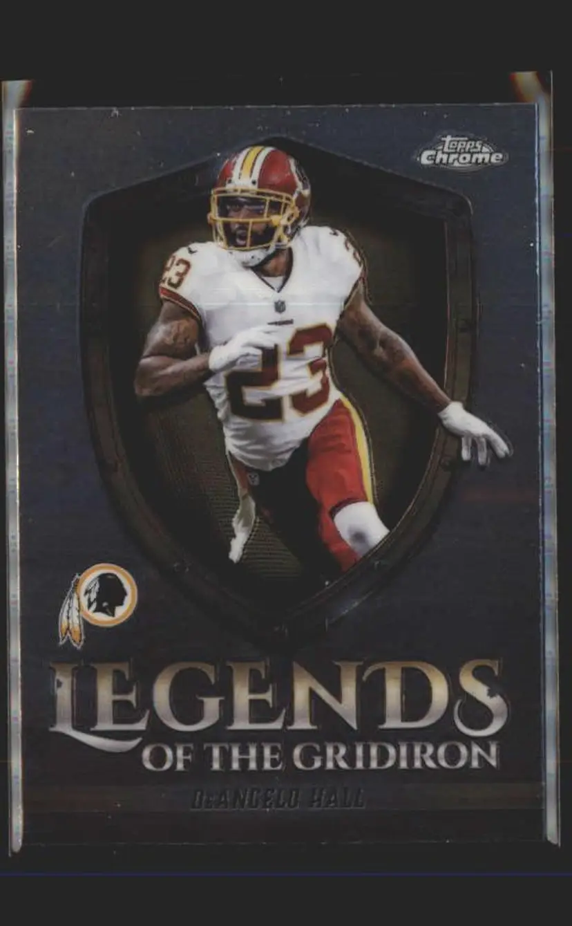 DeAngelo Hall 2025 Topps Chrome #LOG-35 Legends of the Gridiron - (140) - Washington Redskins