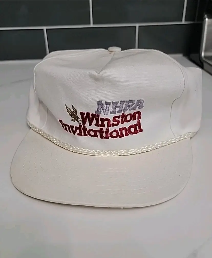 NHRA Winston Invitational Strap Back Hat 1990s