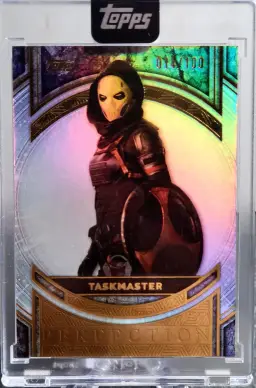 2025 Topps Marvel The Collector Taskmaster #9 Perfection /100
