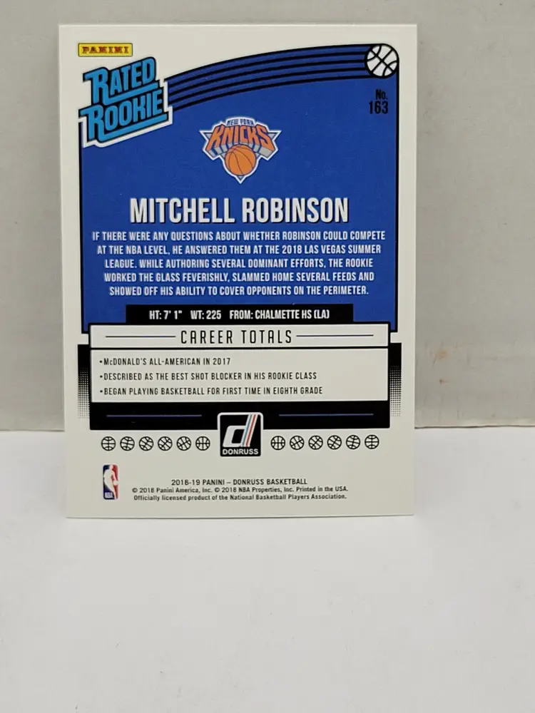 2018-19 Panini Donruss Rated Rookie #195 Chimezie Metu San Antonio Spurs