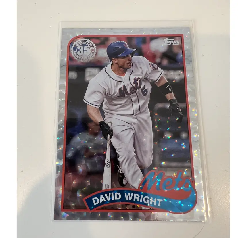 David Wright 1989 Foilboard New York Mets