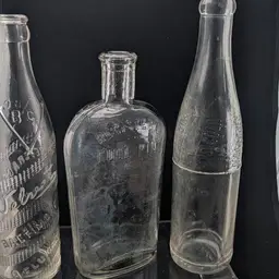 VTG Clear Glass Bottles