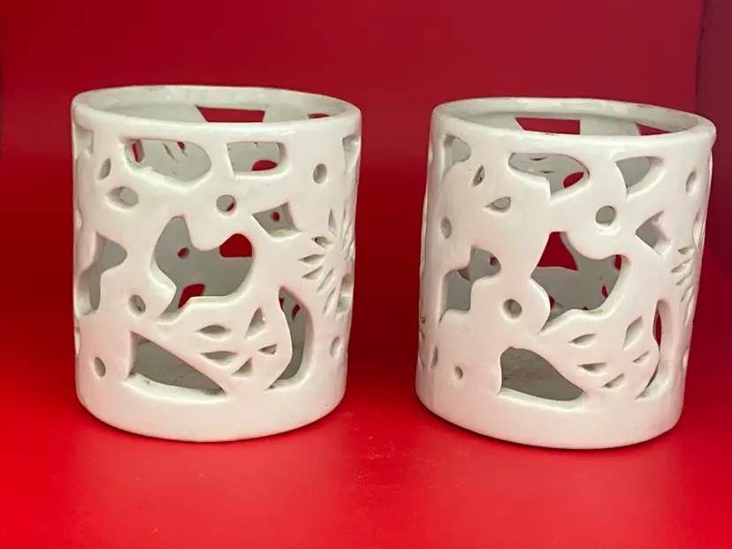 Set of Tea Light Candle Holder, 3.5" Tall