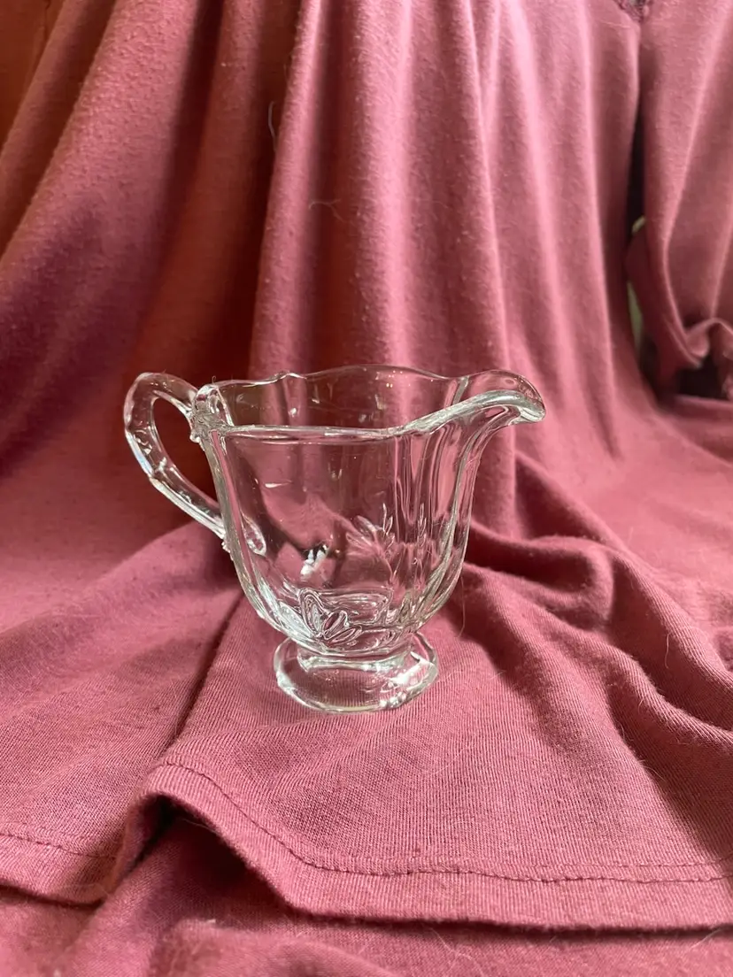 Fostoria Baroque Clear Glass Pitcher