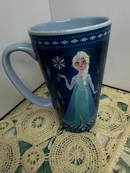 Disney Parks Frozen 10th Anniversary Latte Mug 16” - Like Brand New