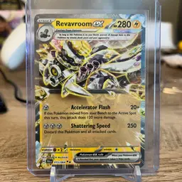 Revavroom ex Pokémon Scarlet & Violet: Shrouded Fable set. double rare, holo finish card 015/064.