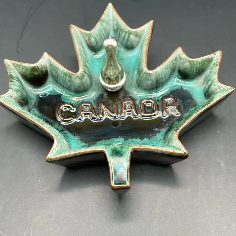 #381 Blu Mountain Pottery Ring Holder