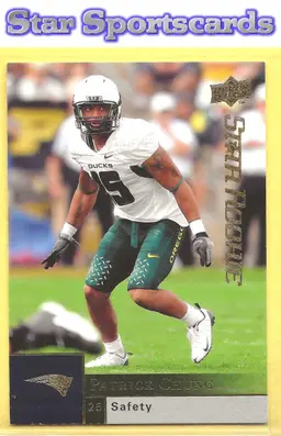 2009 Upper Deck #225 Patrick Chung RC New England Patriots Rookie