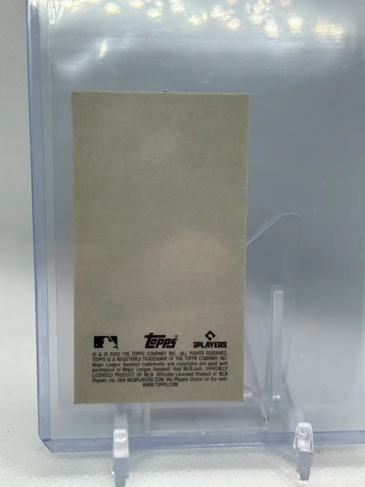 Junior Caminero 2025 Topps T205 Blank Back Variation /20 Tampa Bay Rays