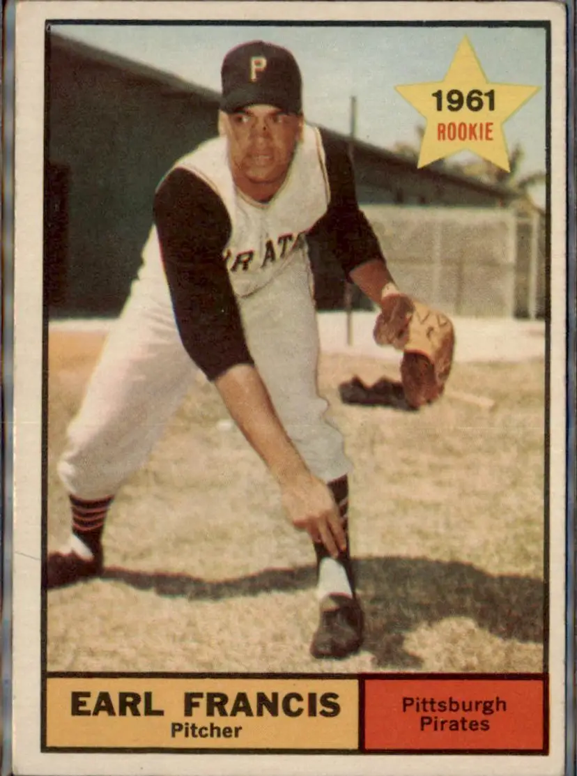 1961 Topps #54 Earl Francis - ( ) - Pittsburgh Pirates