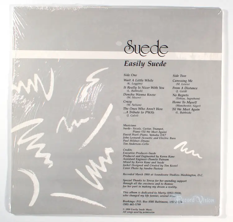 Suede - Easily (1988) Vinyl LP • Pop Vocal Jazz, From a Distance