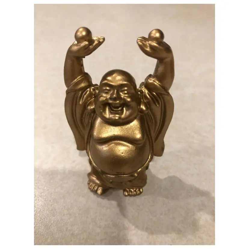 Feng Shui Laughing Buddha with Gold Ingots