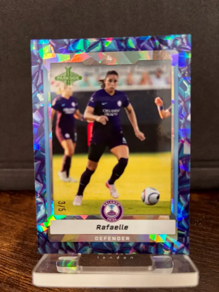 Rafaelle, Orlando Pride, 2025 Parkside NWSL Collection - Project Purple, /5, Soccer Card