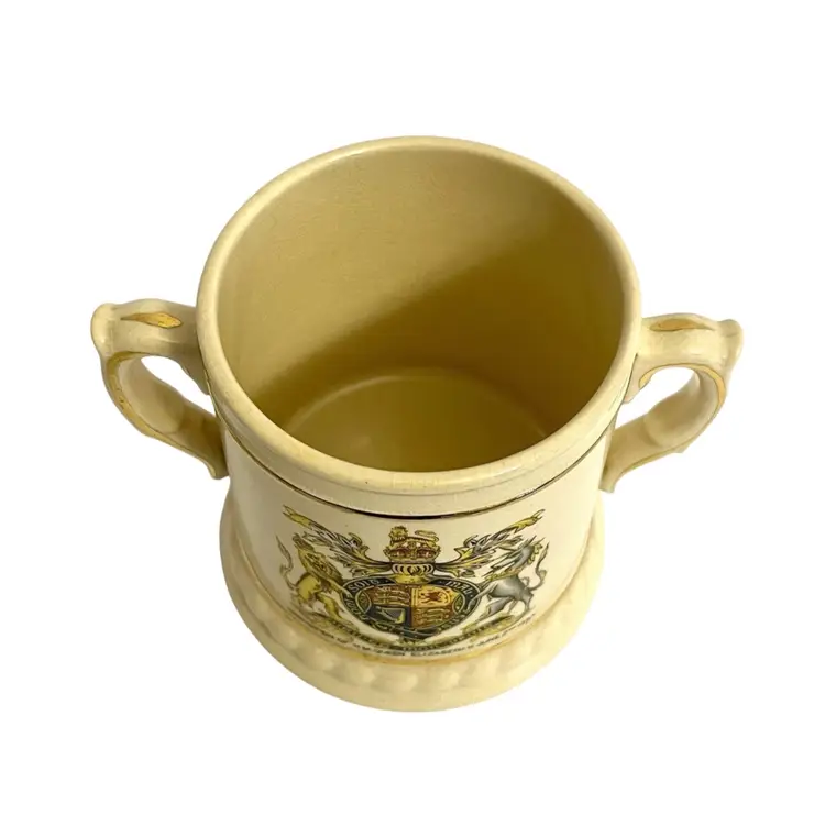 1953 Coronation of Queen Elizabeth II Loving Cup/Mug by Brentleigh Staffordshire