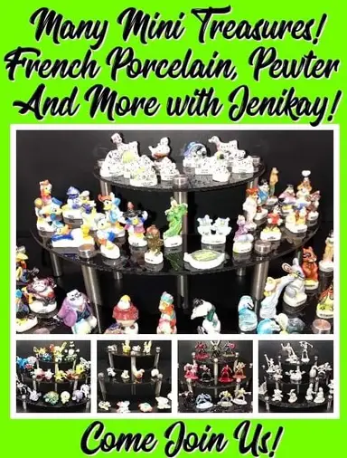  Vintage French Porcelain Feves From France On Niknax.net