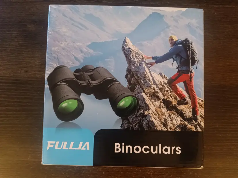 FULLJA HD Binoculars Waterproof Low Light Vision Bird Watching Hiking