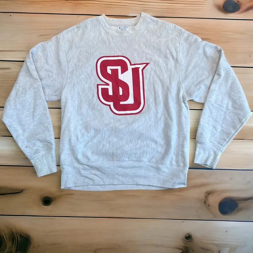 Vintage Champion Reverse Weave Seattle University Crewneck Sweatshirt Size M