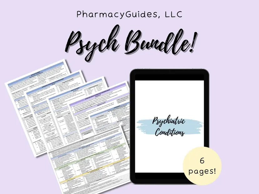 Psychiatric Conditions | Pharmacy Bundle