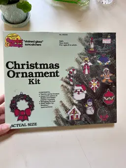 Christmas Ornament Kit 1985 Unopened